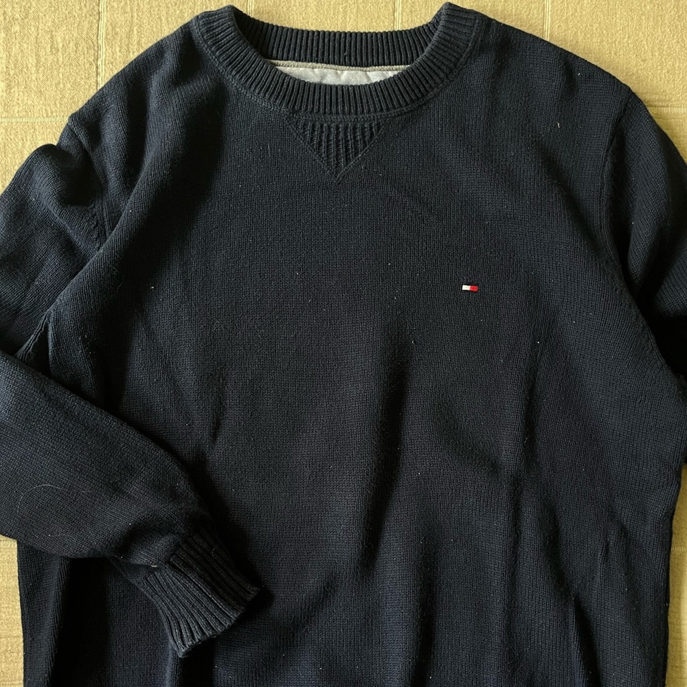 Tommy Hilfiger Men's Navy Sweater